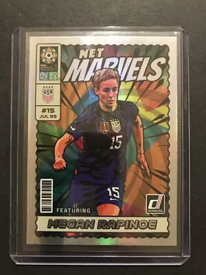 MEGAN RAPINOE 2023 Donruss Womens World Cup Net Marvels #23 USWNT OL REIGN NWSL • $1.97