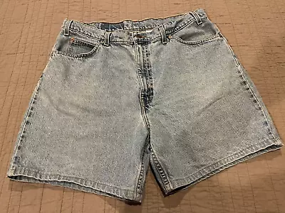 Men's Vtg '90s LEVI'S 550 Orange Tag Relaxed Fit Denim Shorts Size 38 • $24.99