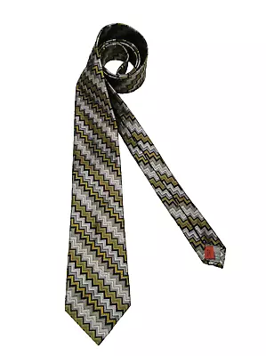 1104 )  Missoni  Men's   Tie   100% Silk  Made In   China • $12.99