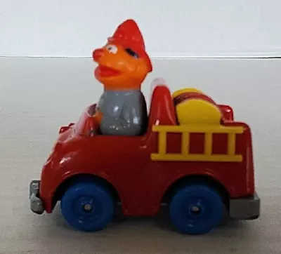 Vintage 1981 Hasbro Muppets Sesame Street Ernie In Fire Truck Die Cast Car • $19.24