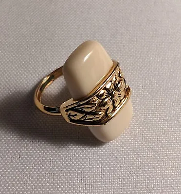 Trifari Crown Ring Vintage Size 6.5 Gold • $35.20