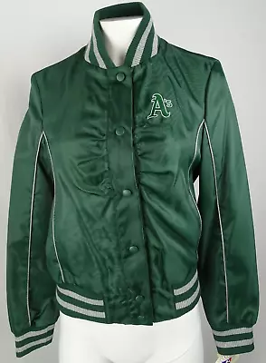 Oakland Athletics MLB G-III Women's Button Up Bomber Jacket • $29.99