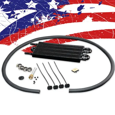 Fit For Universal Remote Transmission Oil Cooler Kit Auto/MT Radiator • $19.02