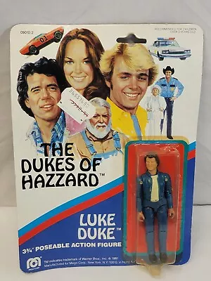 1981 Vintage MEGO The Dukes Of Hazzard LUKE DUKE Action Figure SEALED Toy NOS • $89.99