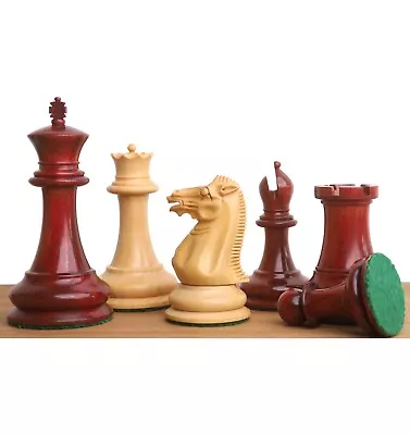 1849 Jacques Cook Staunton Chess Pieces Only Collectors Set- Bud Rosewood -3.75  • £243