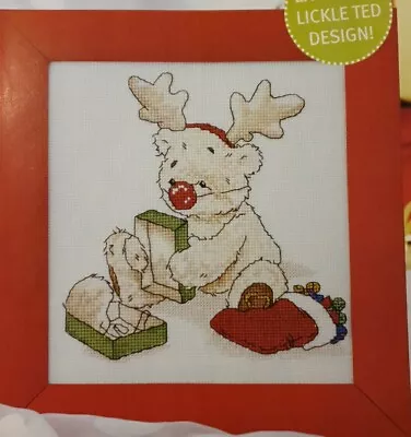 Cross Stitch Chart (From Magazine) - Xmas - Lickle Ted - Perfect Gift • £2
