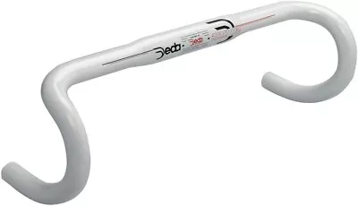 New Deda RHM 02 Road Bike Handlebar Glossy White Aluminum 31.8mm 44cm 42 C To C • $25.44