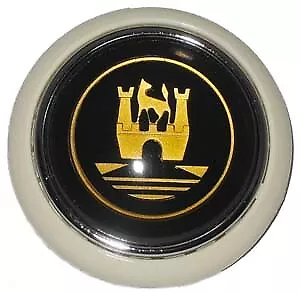 VW Vintage Parts Horn Button Ivory With Gold LogoBus - To ' 67Bugs '56 -' 59 • $47.99