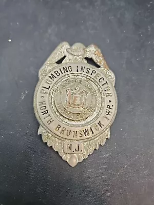 Vintage North Brunswick Twsp Nj Plumbing Inspector Badge • $59.99