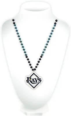 Tampa Bay Rays Bead Necklace With Round Medallion Great Game Day Accessory... • $17.79