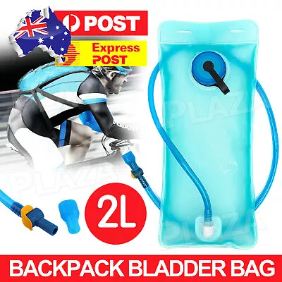 Hydration Pack Water Backpack 2L Bladder Bag Cycling Bicycle Bike Hiking Climbin • $10.85