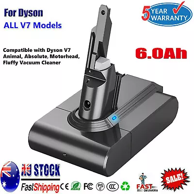 6000mAh Battery For Dyson V7 Motorhead Animal Trigger Handheld Cordless Vacuum • $27.99