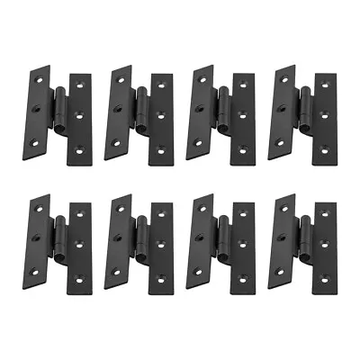 Black Offset H Cabinet Hinge Rust Resistant Wrought Iron Hinge Renovators Supply • £44.65