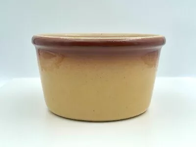 Vintage  :  Medalta Potteries Redcliff Alta  Yellow/Brown Bowl 6.5in :  Canada : • $19.95