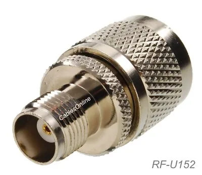 TNC Female To UHF PL259 Male RF Coaxial Adapter CablesOnline RF-U152 • $5.95