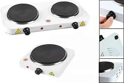 Hot Plate Electric Cooker Double Single Portable Table Top Hob 1500/2500W • £18.99