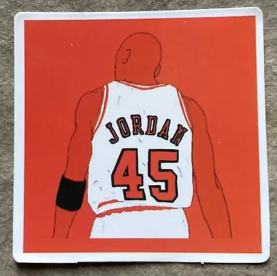 Chicago Bulls Michael Jordan 45 Sticker Decal NBA Basketball 2.25”x2.25” • $0.72