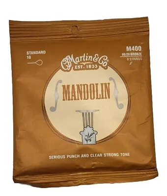 Martin M400 Mandolin Strings Standard 10-34 80/20 Bronze Wound M-400 • $4.89