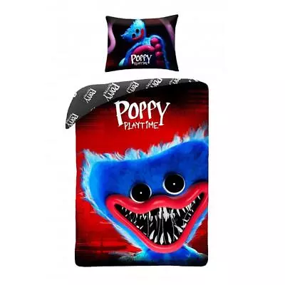 Poppy Playtime Single Duvet Cover Set 100% Cotton Reversible EU Size Gaming Fans • £33.99