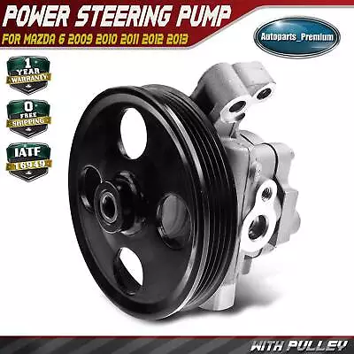 Power Steering Pump With Pulley For Mazda 6 2009 2010 2011 2012 2013 V6 3.7L • $71.99