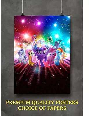 My Little Pony Large Poster Art Print Gift A0 A1 A2 A3 A4 Maxi • $5.13