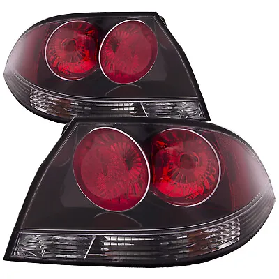 Tail Lights Pair Black Set Fits 2004-2007 Mitsubishi Lancer Altezza Sedan • $129.99