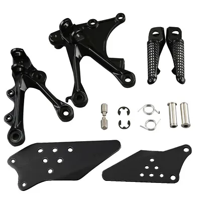 Footrest System Front Footrests Pair Holder For KAWASAKI NINJA ZX6R 2005-2008 • $39.67