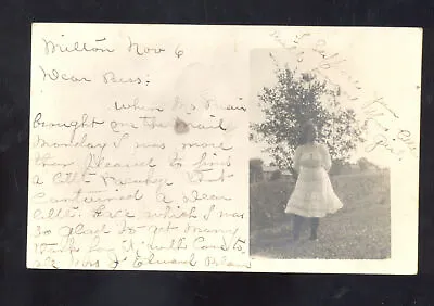 Rppc Milton Vermont Pretty Girl Blanchard Gaston Vt. Real Photo Postcard • $13.99