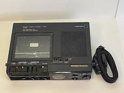 Very Clean Rebuilt Marantz PMD221 Full & 1/2 Speed Cassette Recorder • $299.99