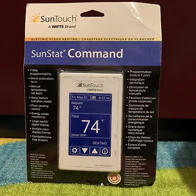 $189.99 • Buy SunTouch Floor Warming SunStat Command Programmable Radiant Floor Heating