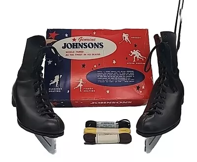 Genuine Johnson Solo Figure Skate No. 43 Size 10 Vintage Brand New Never Worn • $35
