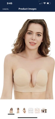 IYY Backless Strapless Push Up Bra For Women Teen Girls Reusable Sticky Bra... • £3.78