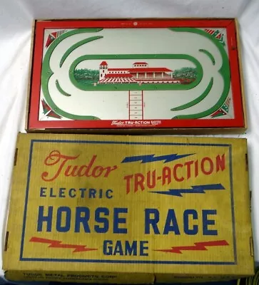 Very Rare Vintage Tudor Tru-action Electric Horse Race Game • $69.98