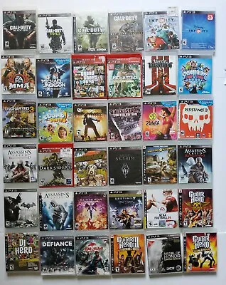 $3.49 • Buy Sony PlayStation 3 Video Games PS3 You Choose Various Titles