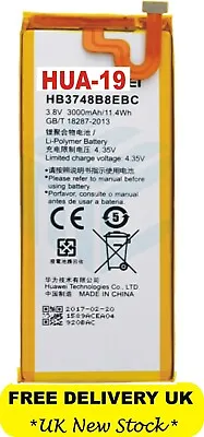 £6.95 • Buy Replacement Huawei Ascend G7 Battery HB3748B8EBC 3000mAh G7-L01 G7-L03 G7-L11UK 