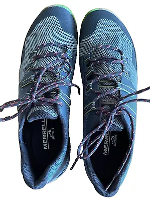 Merrell Men Trail Glove 6 In Stonewash Barefoot Comfort Running--2322.23 • $64.99