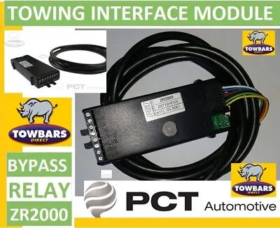 Towing Bypass Interface Relay PCT Logicon ZR2500 7 Way Universal Smart Towbar • £29.95