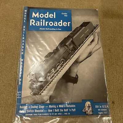 Model Railroader Magazine 1951 October Build Coaling Stage Rotary Switch Rheosta • $9.99