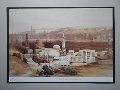 Vintage Ancient Egypt Print : View Of Cairo To The East By David Roberts • £1.99