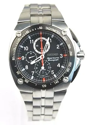 Seiko Sportura Alarm Chronograph Men's Watch SNAD23P1 • $669.33