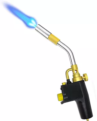 Propane Torch Head - MAPP MAP Gas Torch Head With Push Button Igniter Trigger St • $49.99