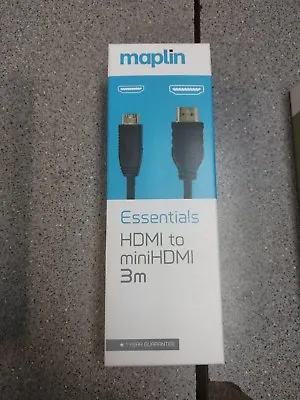 Maplin HDMI To MiniHDMI 3M • £4.99