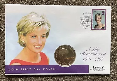 1999 Silver Proof £5 Coin Cover Princess Diana 1961-1997 In Memory • £9.99
