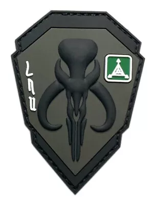 Mandalorian Bounty Hunter Boba Patch [Hook Fastener -3D-PVC-MTB5] • $7.99