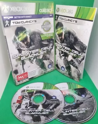TOM CLANCY'S SPLINTER CELL: BLACKLIST Microsoft Xbox 360  Action - PAL Complete • $20.89