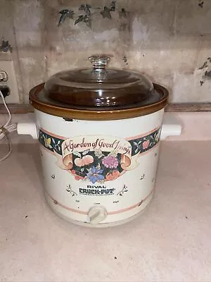 Rival Crock Pot Mo. 3100/2 3-1/2 Qt Vintage Slow Cooker A Garden Of Good Things • $35.99