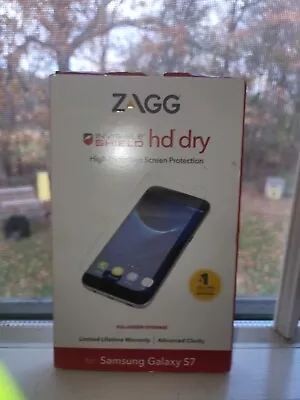 Zagg Invisible Shield HD Dry High Def Screen Protector Samsung Galaxy S7  • $8.69