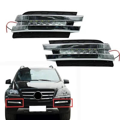 LED Daytime Running Light DRL Fog Lamp Fit Mercedes-Benz X164 GL450 2007-12 • $158.64