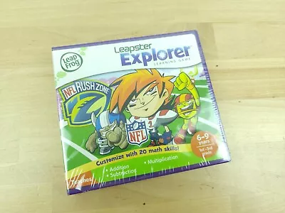  NEW Leap Frog Leapster Explorer NFL Rush Zone Learning Game New Sealed • $25.51