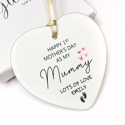 £5.99 • Buy 1ST Mothers Day Personalised Gifts For Her Mummy Nanny Newborn Plaque Keepsake